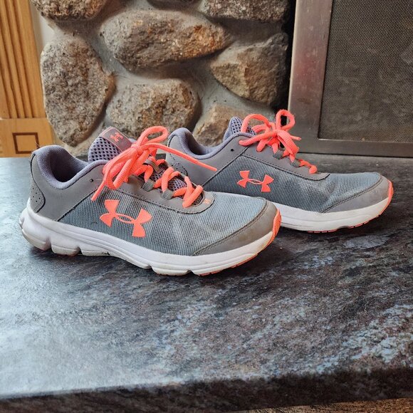 Under Armour Girls Rave Running Sneakers Size 5 - Picture 10 of 15